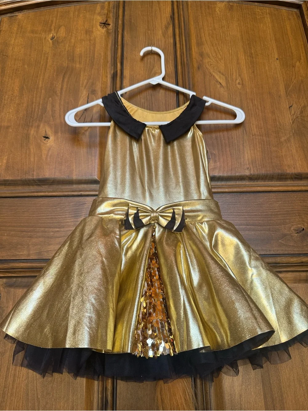 Shake It Off by Revolution Gold Sequin Dance Costume